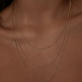 Kinn - Micro Rolo Link Chain Necklace