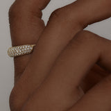 Kinn - Scarlett Pavé Diamond Dome Ring