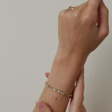 Kinn - Serena Baguette Tennis Link Bracelet Diamond