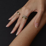 Kinn - Two In One Pavé Ring May Emerald