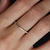 Kinn - Two In One Pavé Ring September Blue Sapphire