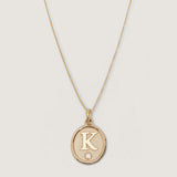 Kinn - Love Letter Diamond Necklace Micro Rolo Chain