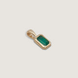 Kinn - Lyra Emerald Cut Pendant Emerald