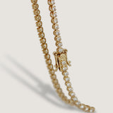 Kinn - Madison Diamond Tennis Bracelet Yellow Gold