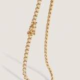 Kinn - Madison Diamond Tennis Necklace Yellow Gold