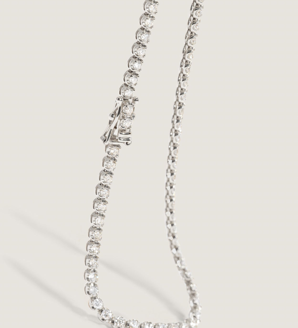 Kinn - Madison Diamond Tennis Necklace White Gold
