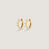 Kinn - Marina Pearl Huggie Earrings