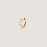 Kinn - Marina Pearl Huggie Earrings