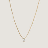 Kinn - Solitaire Marquise Diamond Necklace