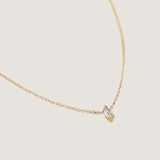 Kinn - Solitaire Marquise Diamond Necklace