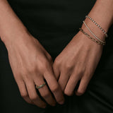Kinn - Martina Linked Bezel Tennis Bracelet