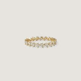 Kinn - Teardrop Eternity Ring Diamond