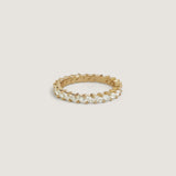 Kinn - Petite Marquise Eternity Ring Yellow Gold