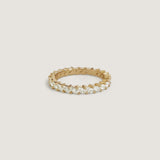 Kinn - Petite Marquise Eternity Ring White Gold