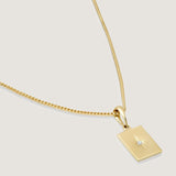 Kinn - Petite North Star Diamond Pendant