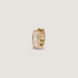 Kinn - Bobbi Baguette Diamond Huggie Earrings
