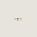 Kinn - Pear Angel Stud Earrings Diamond