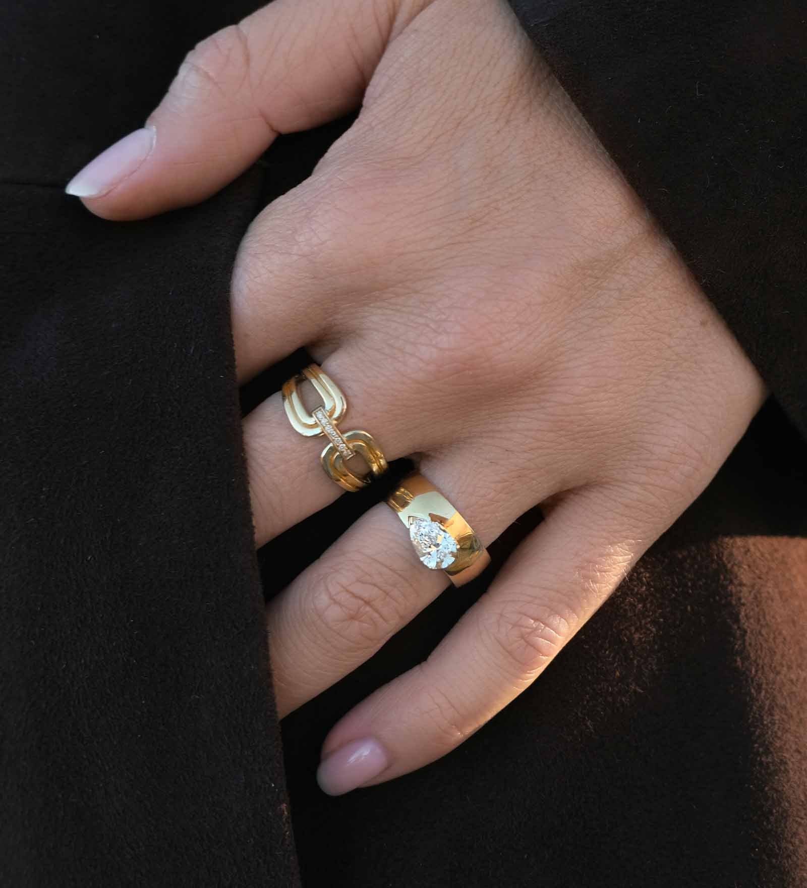 Kinn - Nicky Double Horseshoe Ring