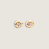 Kinn - Olivia Round Diamond Stud Earrings