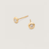 Kinn - Olivia Round Diamond Stud Earrings