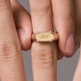 Kinn - Harlow Oval Signet Ring