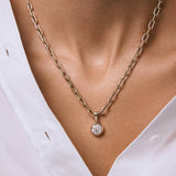 Kinn - Madeleine 2.5ct Diamond Round Pendant Necklace