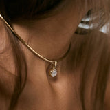 Kinn - Madeleine 2.5ct Diamond Round Pendant Necklace