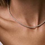Kinn - Madison Diamond Tennis Necklace White Gold