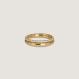 Kinn - Pauline Ellipse & Dahlia Pavé Diamond Ring Stack