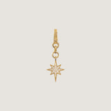 Kinn - Pavé Diamond North Star Pendant