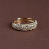 Kinn - Scarlett Pavé Diamond Dome Ring