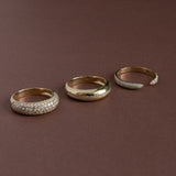 Kinn - Scarlett Pavé Diamond Dome Ring