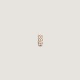 Kinn - Penelope Bar Stud Earrings Diamond