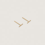 Kinn - Micro Bar Stud Earrings