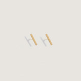 Kinn - Micro Bar Stud Earrings