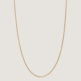 Kinn - Petite Rope & Maison Oval Locket Necklace Stack
