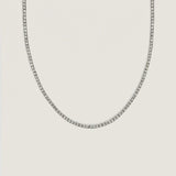 Kinn - Petite Diana Tennis Necklace Diamond White Gold