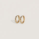 Kinn - Petite & Pavé Diamond Huggie Earring Stack