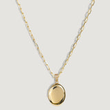 Kinn - Maison Oval Locket Necklace