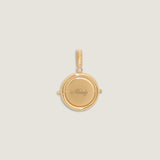 Kinn - Round North Star Birthstone Pendant Emerald