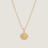 Kinn - Round North Star Birthstone Necklace Alexandrite