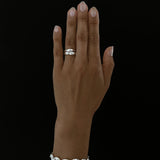 Kinn - Puffed Mariner Chain Bracelet Silver