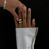 Kinn - Hera Sculptural Ring Stack Silver