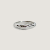 Kinn - Petite Hera Sculptural Ring Stack Silver