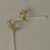 Kinn - Demi Curve & Coil Ring Stack