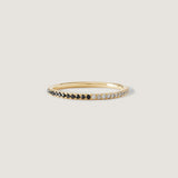 Kinn - Two In One Pavé Ring Black Diamond