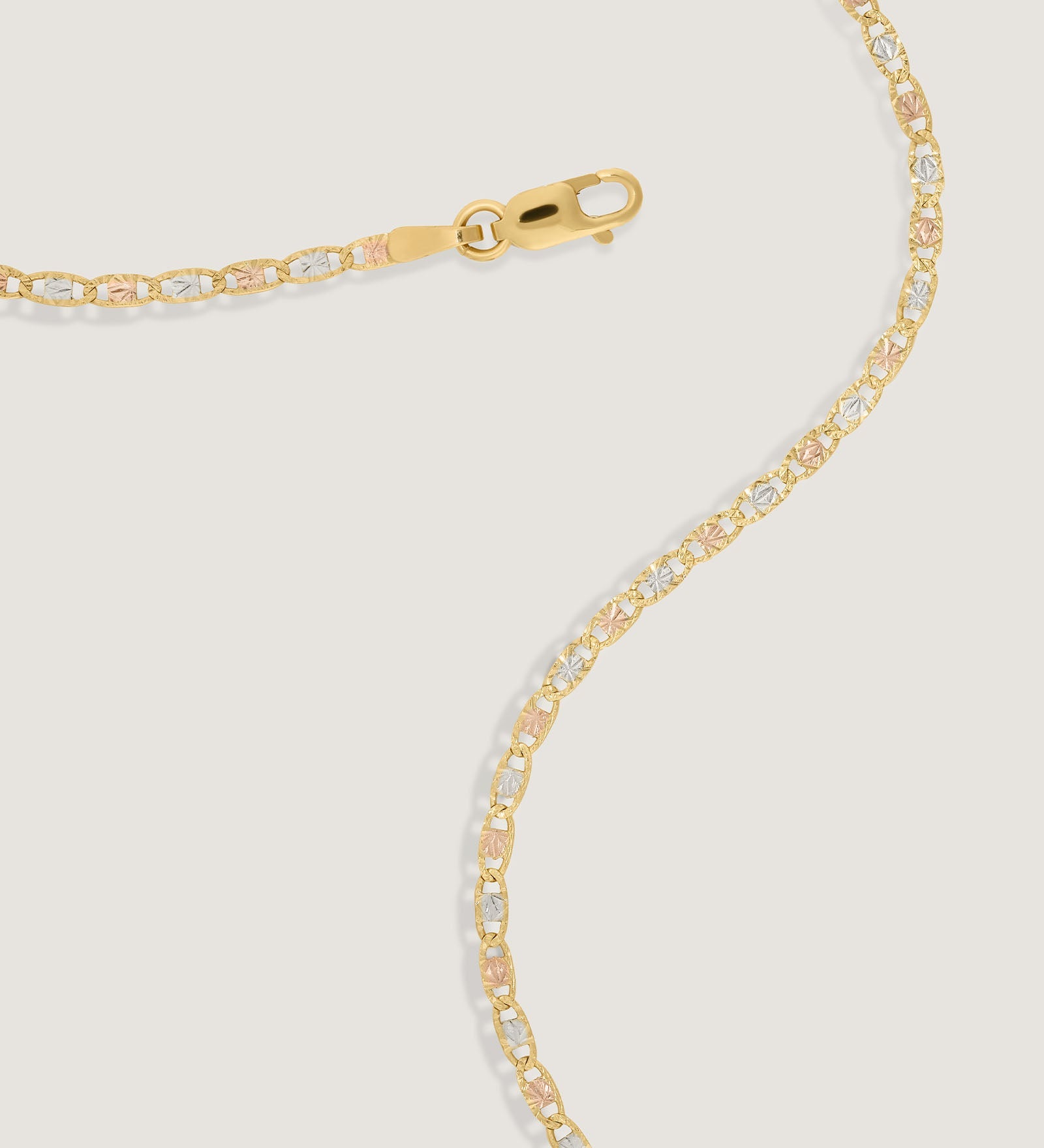 Kinn - Valentino Tri - Color Gold Chain