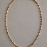 Kinn - Vintage 14k Gold Ball Chain Necklace