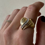 Kinn - Vintage Heart Diamond Ring