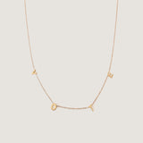Kinn - Vote Initial Necklace Gold